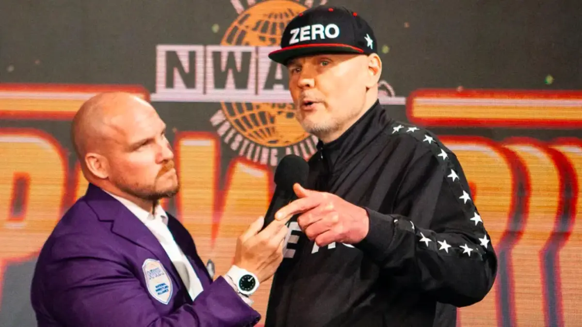 Billy Corgan Claims The CW Thought White Powder Spot From NWA Samhain Was Funny